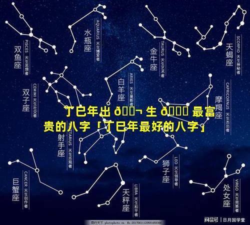 丁巳年出 🐬 生 🐟 最富贵的八字「丁巳年最好的八字」